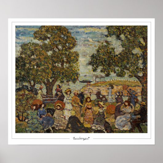 Affiche d'art de Maurice Prendergast Zedign #632 (Devant)