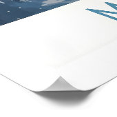 Affiche d'art de mur de ski de Mayrhofen 1 (Coin)