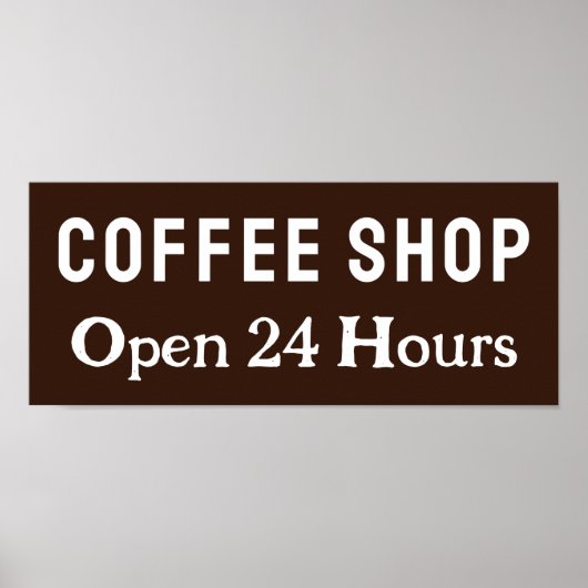Affiche d'art de panneau de cuisine de café rétro (Devant)