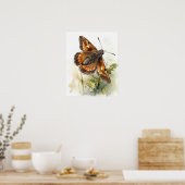 Affiche d'art de papillon Skipper (Cuisine)