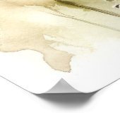 Affiche d'art de papillon Skipper (Coin)
