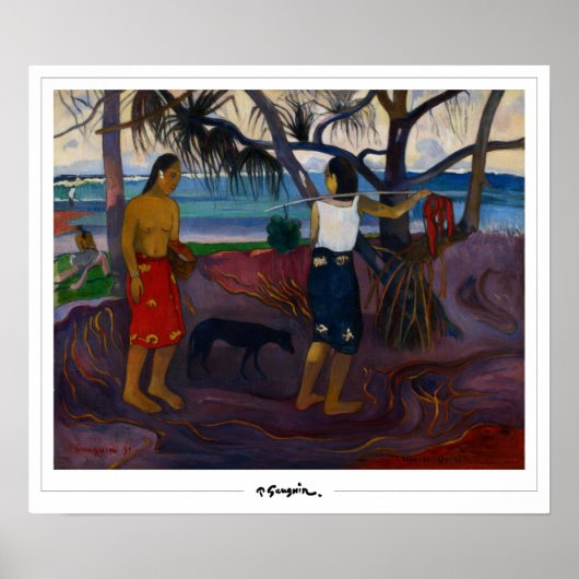 Affiche d'art de Paul Gauguin Zedign #121 (Devant)