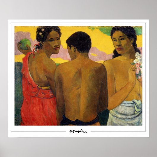 Affiche d'art de Paul Gauguin Zedign #421 (Devant)