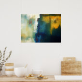 Affiche d'art de peinture abstraite d'art moderne (Cuisine)