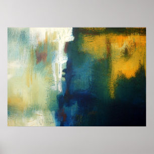 Affiche d'art de peinture abstraite d'art moderne