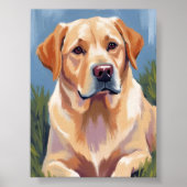 Affiche d'art de peinture d'animal de compagnie ch (Devant)