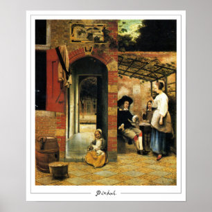 Affiche d'art de Pieter de Hooch Zedign #105
