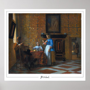 Affiche d'art de Pieter de Hooch Zedign #19