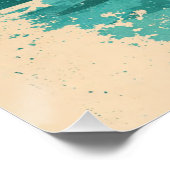 Affiche d'art de surf Sunset Rétro – Surfeur Rétro (Coin)