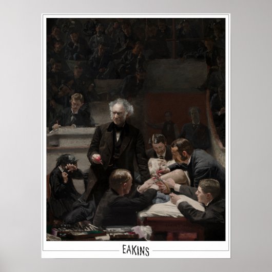 Affiche d'art de Thomas Eakins Zedign #15 (Devant)