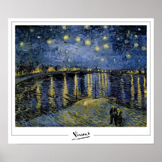 Affiche d'art de Vincent Van Gogh Zedign #16 (Devant)
