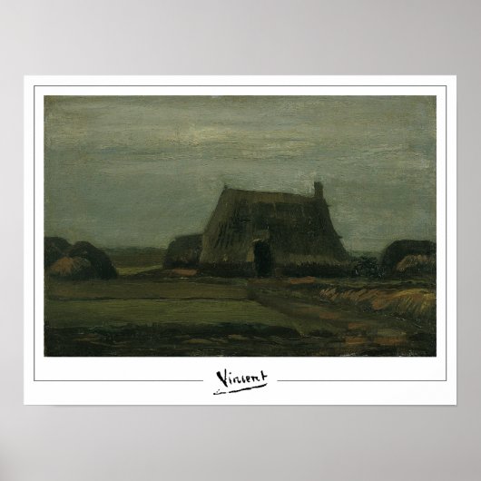 Affiche d'art de Vincent Van Gogh Zedign #46-2 (Devant)