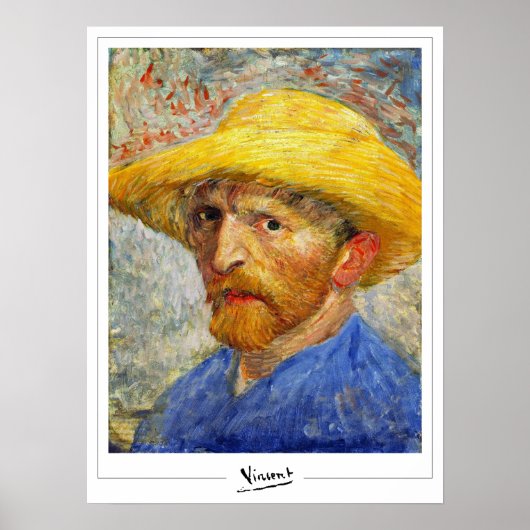 Affiche d'art de Vincent Van Gogh Zedign #49 (Devant)