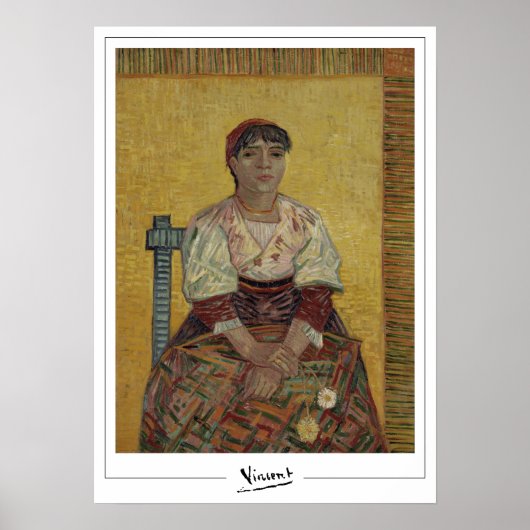Affiche d'art de Vincent Van Gogh Zedign #49-2 (Devant)