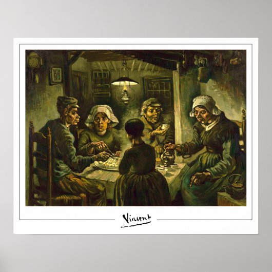 Affiche d'art de Vincent Van Gogh Zedign #56 (Devant)