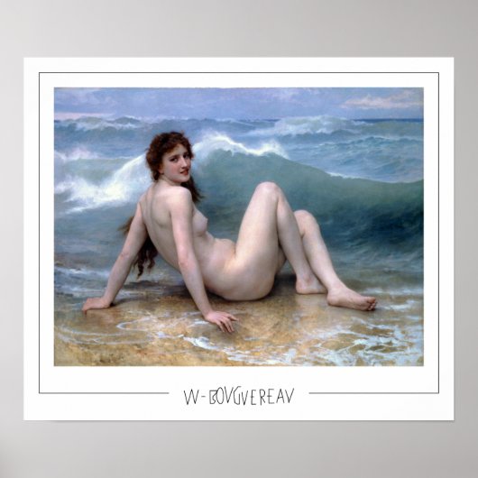 Affiche d'art de William-Adolphe Bouguereau Zedign (Devant)