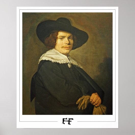 Affiche d'art de Zedign de Frans Hals #230 (Devant)