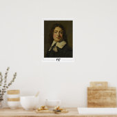 Affiche d'art de Zedign de Frans Hals #265 (Cuisine)