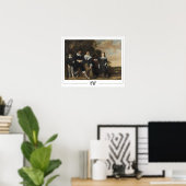 Affiche d'art de Zedign de Frans Hals #277 (Bureau à domicile)