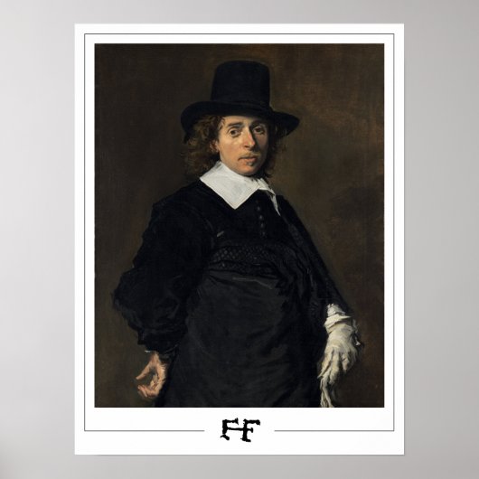 Affiche d'art de Zedign de Frans Hals #43 (Devant)