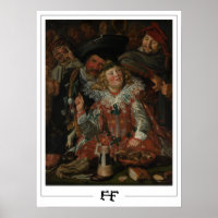 Affiche d'art de Zedign Frans Hals #147
