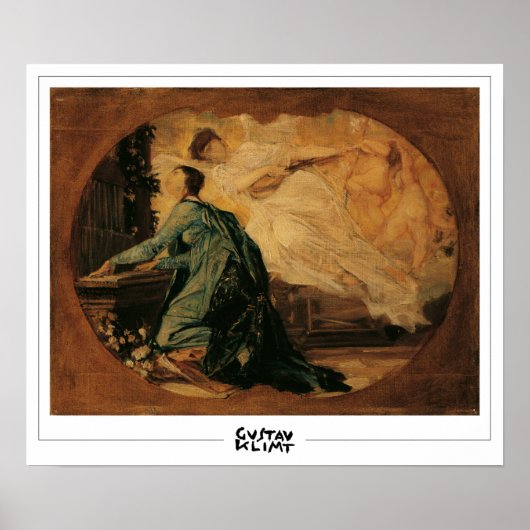 Affiche d'art de Zedign par Gustav Klimt #11 (Devant)