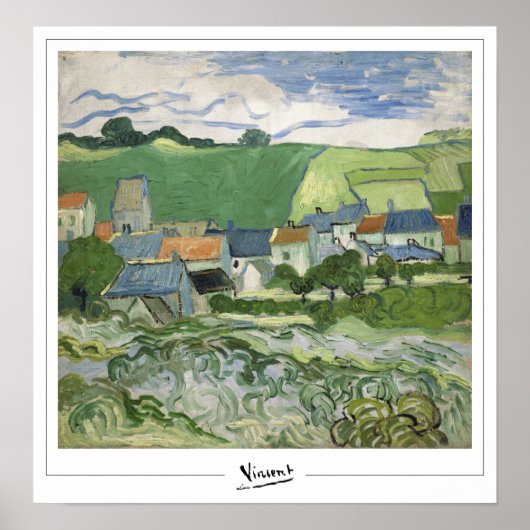 Affiche d'art de Zedign Vincent Van Gogh #4-3 (Devant)