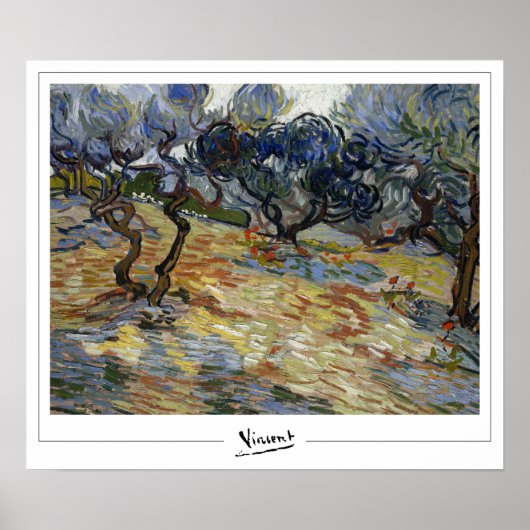 Affiche d'art de Zedign Vincent Van Gogh #55 (Devant)
