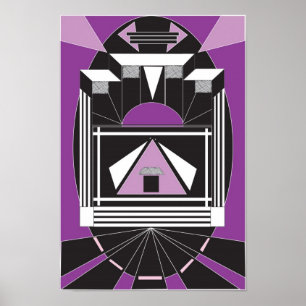 Affiche d'art déco