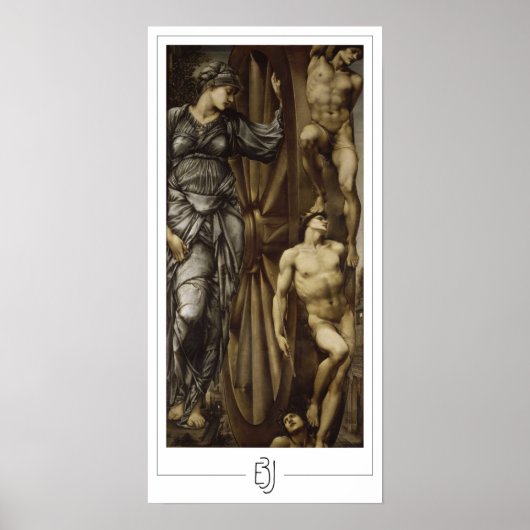 Affiche d'art d'Edward Burne-Jones Zedign #11 (Devant)