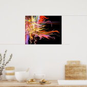 affiche d'art déplaisant de la fractale de la glac (Cuisine)