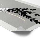 Affiche d'art d'illustration de mode Haute Couture (Coin)