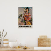 Affiche d'art d'impression du Guatemala Amérique d (Cuisine)