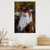 Affiche d'art d'impression Western Piebald Pinto C (Cuisine)