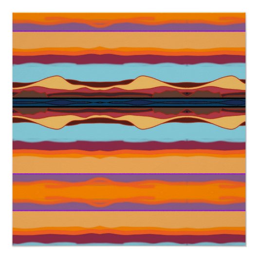 Affiche d'art d'oscillation (Devant)