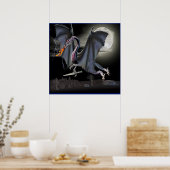 Affiche d'art dragon (Cuisine)