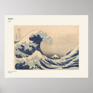 Affiche d'art du Japon d'Edo