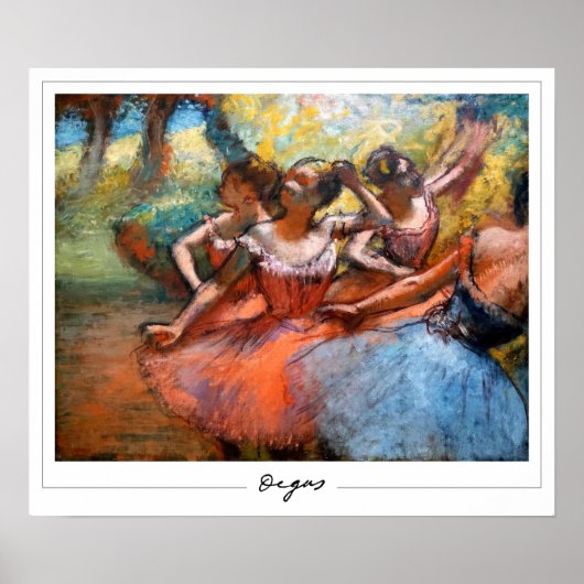 Affiche d'art Edgar Degas Zedign #408 (Devant)