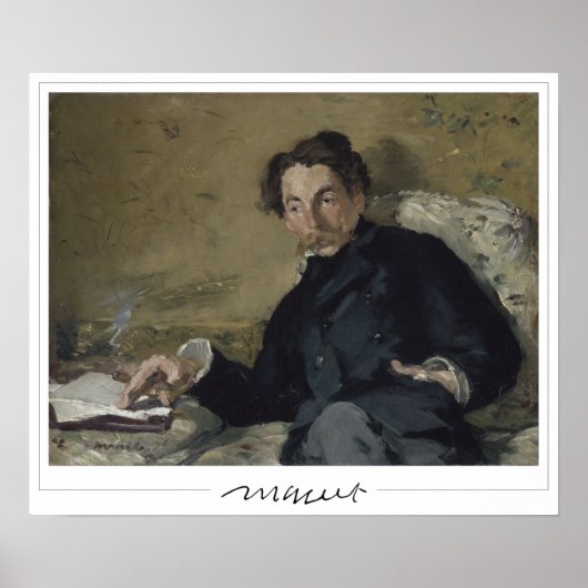 Affiche d'art Édouard Manet Zedign #112 (Devant)