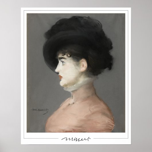 Affiche d'art Édouard Manet Zedign #162 (Devant)