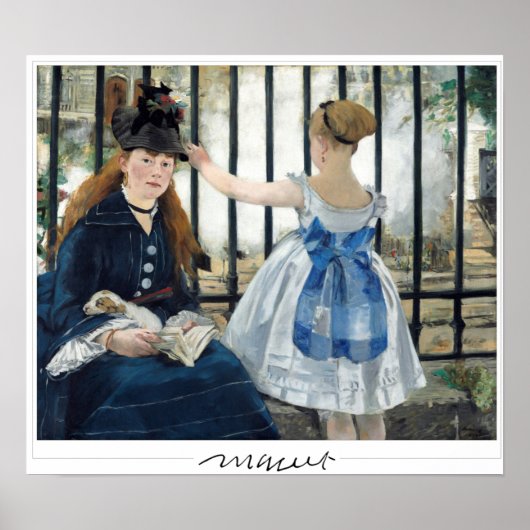 Affiche d'art Édouard Manet Zedign #166 (Devant)
