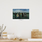 Affiche d'art Édouard Manet Zedign #211 (Cuisine)