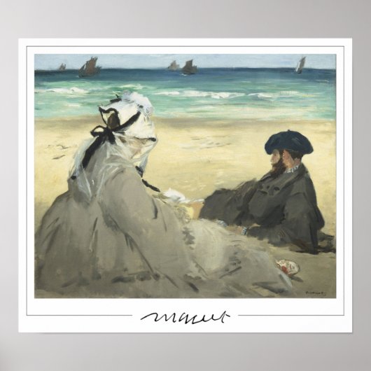 Affiche d'art Édouard Manet Zedign #89 (Devant)