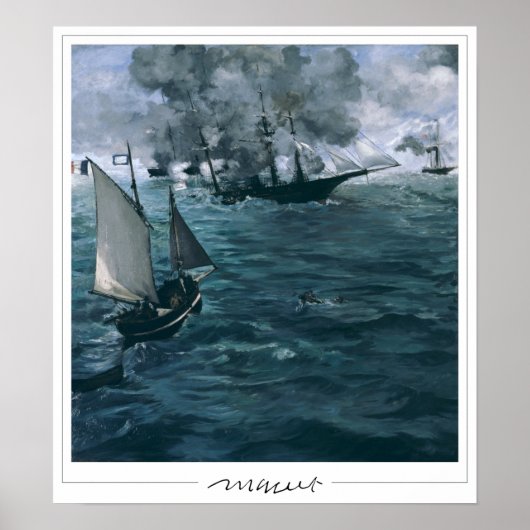 Affiche d'art Édouard Manet Zedign #94 (Devant)