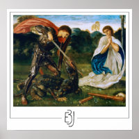 Affiche d'art Edward Burne-Jones Zedign #101