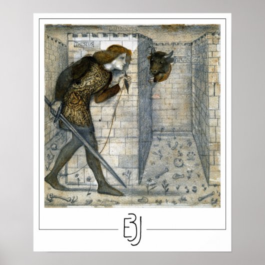 Affiche d'art Edward Burne-Jones Zedign #134 (Devant)