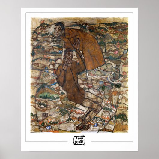 Affiche d'art Egon Schiele Zedign #18-2 (Devant)