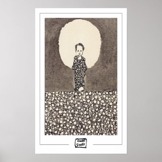 Affiche d'art Egon Schiele Zedign #95 (Devant)