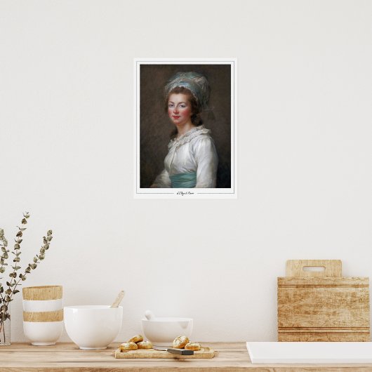 Affiche d'art Élisabeth Vigée Le Brun Zedign #134 (Cuisine)