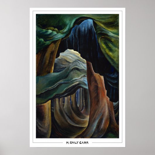 Affiche d'art Emily Carr Zedign #1 (Devant)